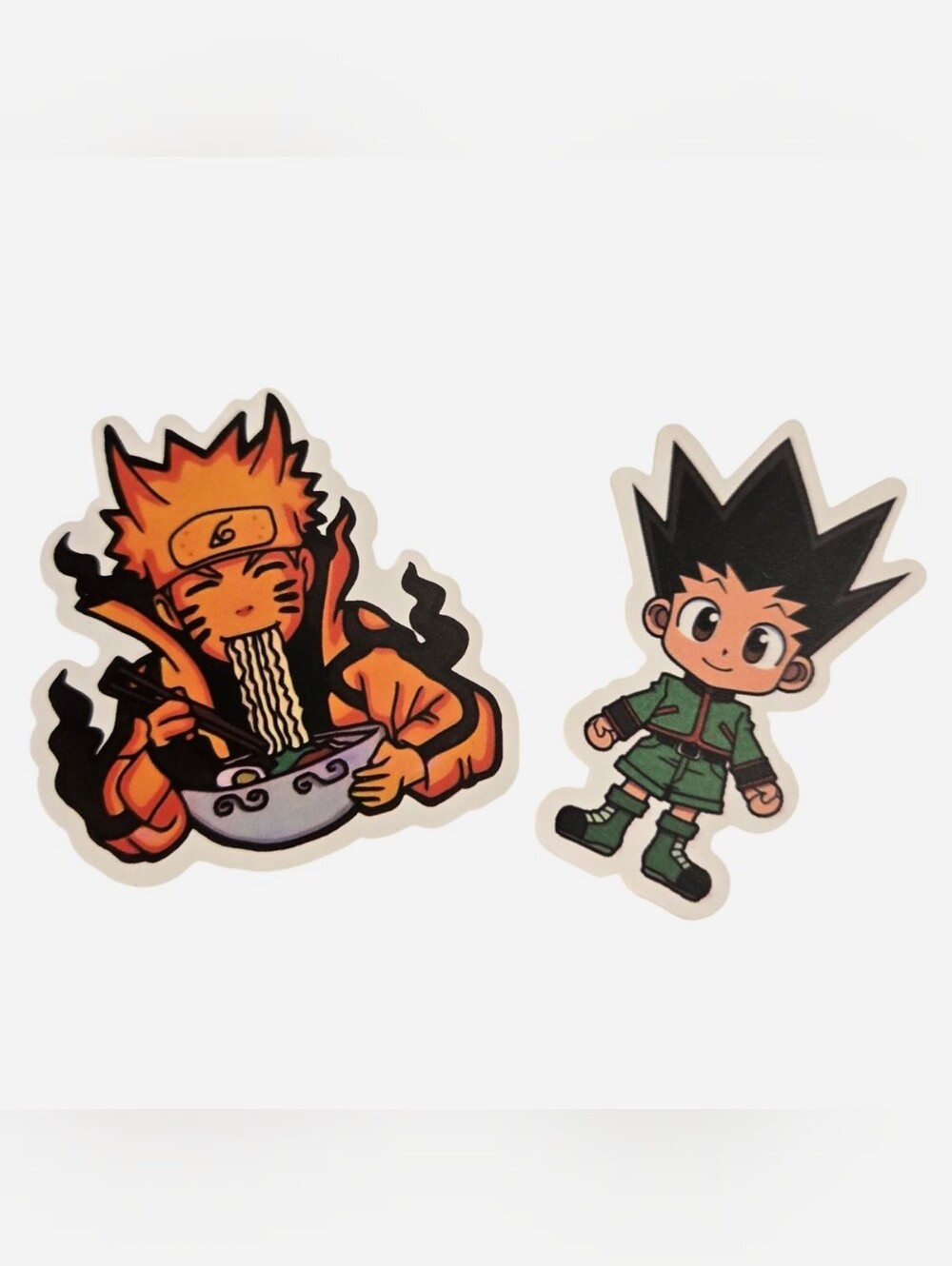 Naruto and Gon stickers